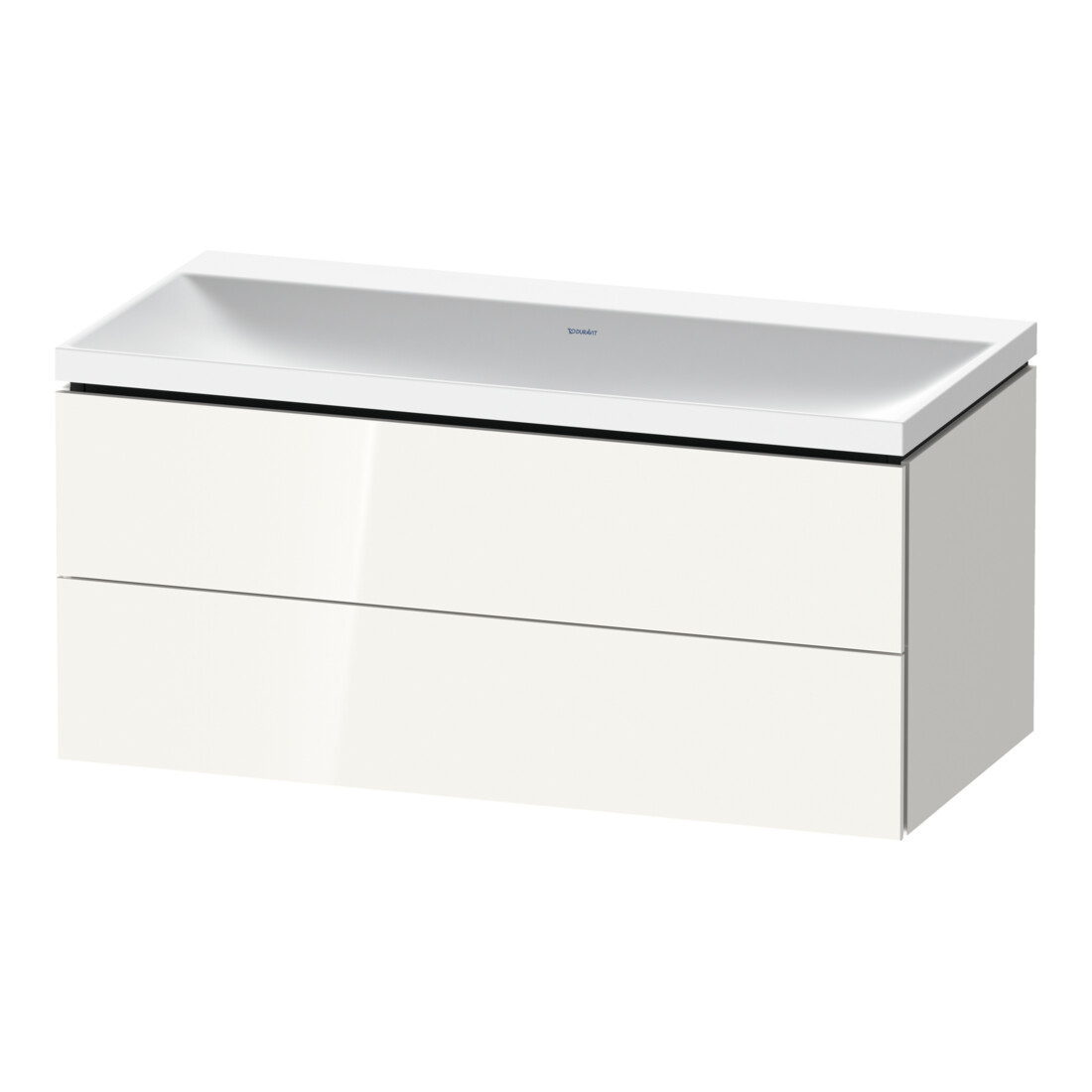 Duravit Möbel-Set L-Cube 100x48x48cm, o Hahnl., we. hgl, 2 Schub.