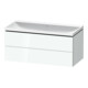 Duravit Möbel-Set L-Cube 100x48x48cm, o Hahnl., we. hgl, 2 Schub.-1