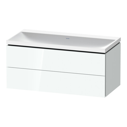 Duravit Möbel-Set L-Cube 100x48x48cm, o Hahnl., we. hgl, 2 Schub.