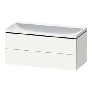 Duravit Möbel-Set L-Cube 100x48x48cm, o. Hahnl., we. ma, 2 Schub.