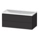 Duravit Möbel-Set L-Cube 100x48x48cm, o HL, graph matt, 2 Schub.-1