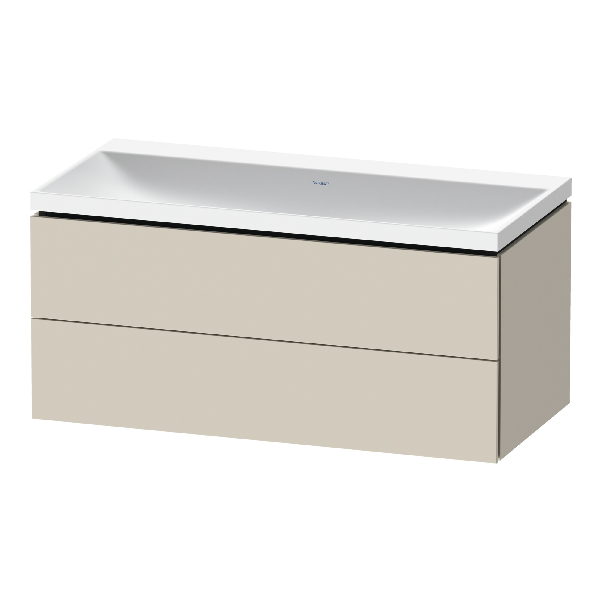 Duravit Möbel-Set L-Cube 100x48x48cm, o HL, Tau matt, 2 Schub.