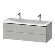 Duravit Möbel-Set L-Cube 120x48x48cm, m 2 HL, 2 SBK, betongr ma