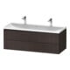 Duravit Möbel-Set L-Cube 120x48x48cm, m 2 HL, 2 SBK, Ei dkl. geb.-1