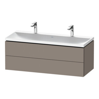 Duravit Möbel-Set L-Cube 120x48x48cm, m 2 HL, 2 Schub., bas. matt