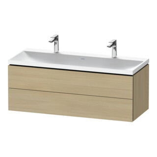 Duravit Möbel-Set L-Cube 120x48x48cm, m 2 HL, 2 Schub., med. Ei