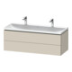 Duravit Möbel-Set L-Cube 120x48x48cm, m 2 HL, 2 Schub., Tau matt-1