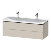 Duravit Möbel-Set L-Cube 120x48x48cm, m 2 HL, 2 Schub., Tau matt-1