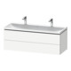 Duravit Möbel-Set L-Cube 120x48x48cm, m 2 HL, 2 Schub., weiß matt-1