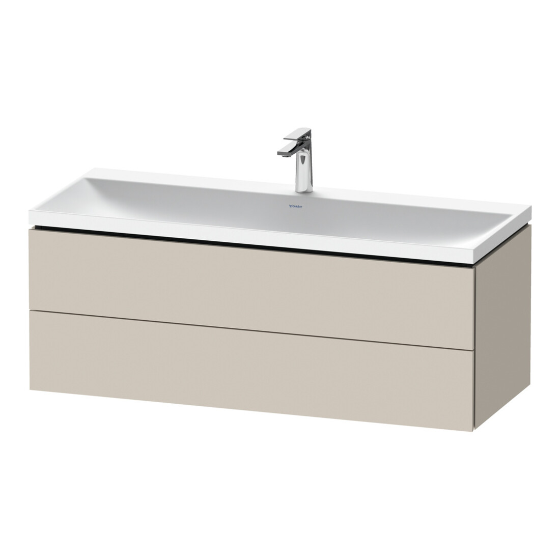 Duravit Möbel-Set L-Cube 120x48x48cm, m Hahnl., Tau ma, 2 Schub.