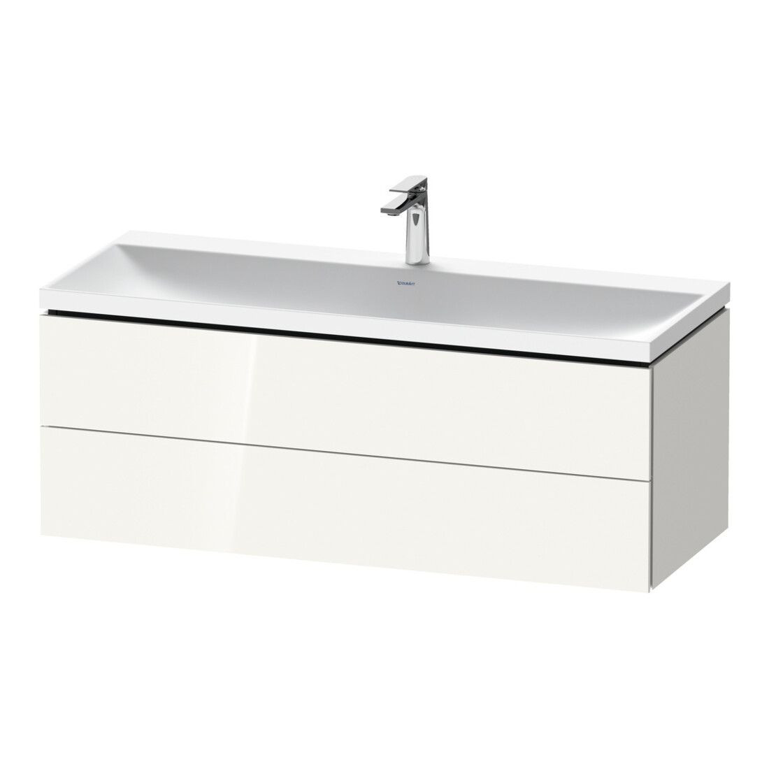 Duravit Möbel-Set L-Cube 120x48x48cm, m Hahnl., we. hgl, 2 Schub.
