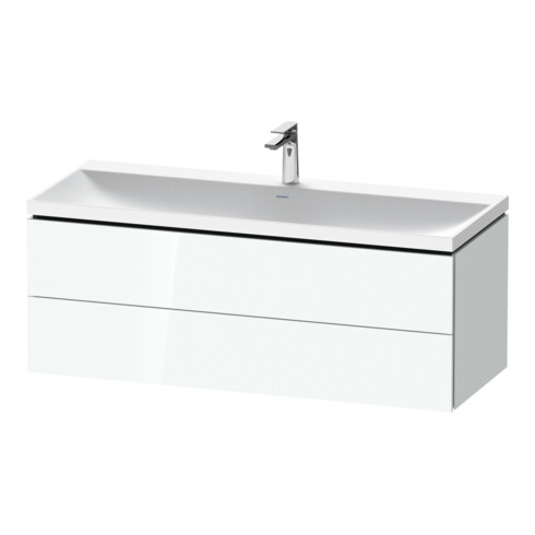 Duravit Möbel-Set L-Cube 120x48x48cm, m Hahnl., we. hgl, 2 Schub.