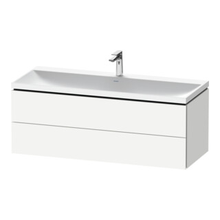 Duravit Möbel-Set L-Cube 120x48x48cm, m Hahnl., we. ma, 2 Schub.