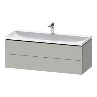 Duravit Möbel-Set L-Cube 120x48x48cm, m HL, betongr ma, 2 Schub.