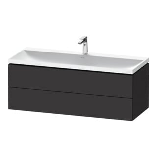 Duravit Möbel-Set L-Cube 120x48x48cm, m HL, graph matt, 2 Schub.