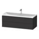 Duravit Möbel-Set L-Cube 120x48x48cm, m HL, graph matt, 2 Schub.-1