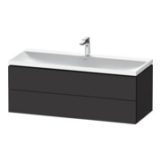 Duravit Möbel-Set L-Cube 120x48x48cm, m HL, graph matt, 2 Schub.