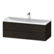 Duravit Möbel-Set L-Cube 120x48x48cm, m HL, Nussb geb., 2 Schub.-1