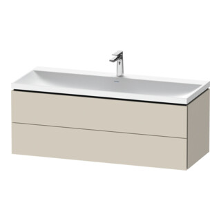Duravit Möbel-Set L-Cube 120x48x48cm, m HL, Tau matt, 2 Schub.