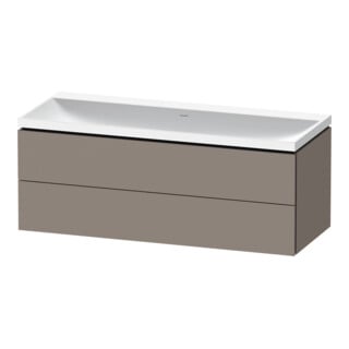 Duravit Möbel-Set L-Cube 120x48x48cm, o Hahnl., bas. ma, 2 Schub.