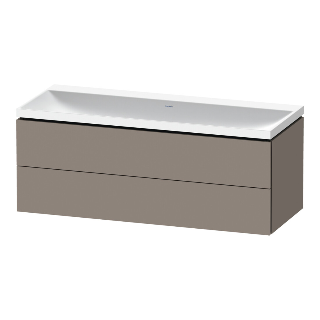 Duravit Möbel-Set L-Cube 120x48x48cm, o Hahnl., bas. ma, 2 Schub.
