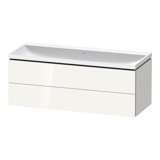 Duravit Möbel-Set L-Cube 120x48x48cm, o Hahnl., we. hgl, 2 Schub.