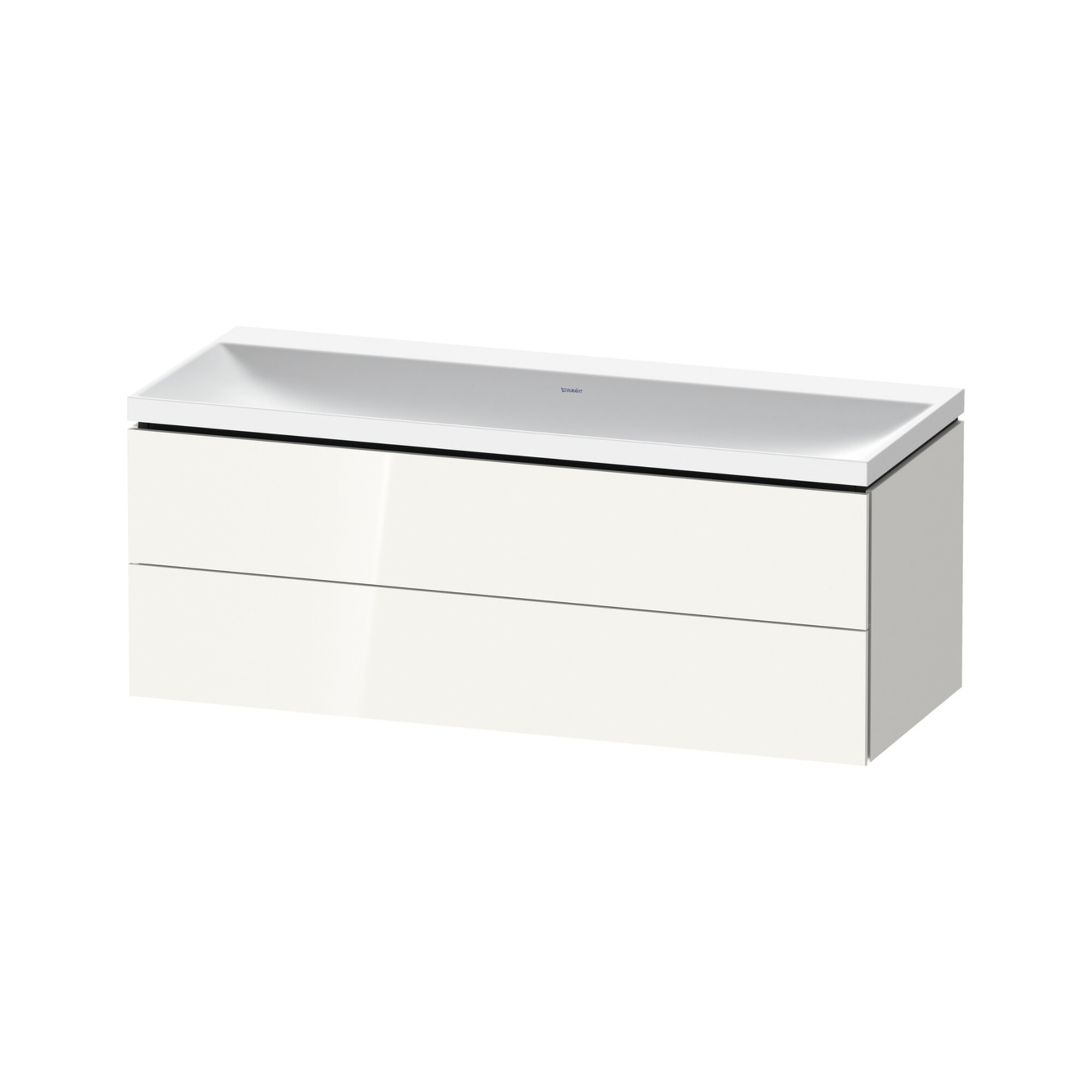 Duravit Möbel-Set L-Cube 120x48x48cm, o Hahnl., we. hgl, 2 Schub.