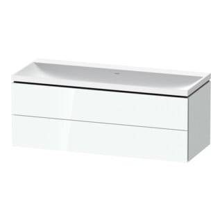 Duravit Möbel-Set L-Cube 120x48x48cm, o Hahnl., we. hgl, 2 Schub.