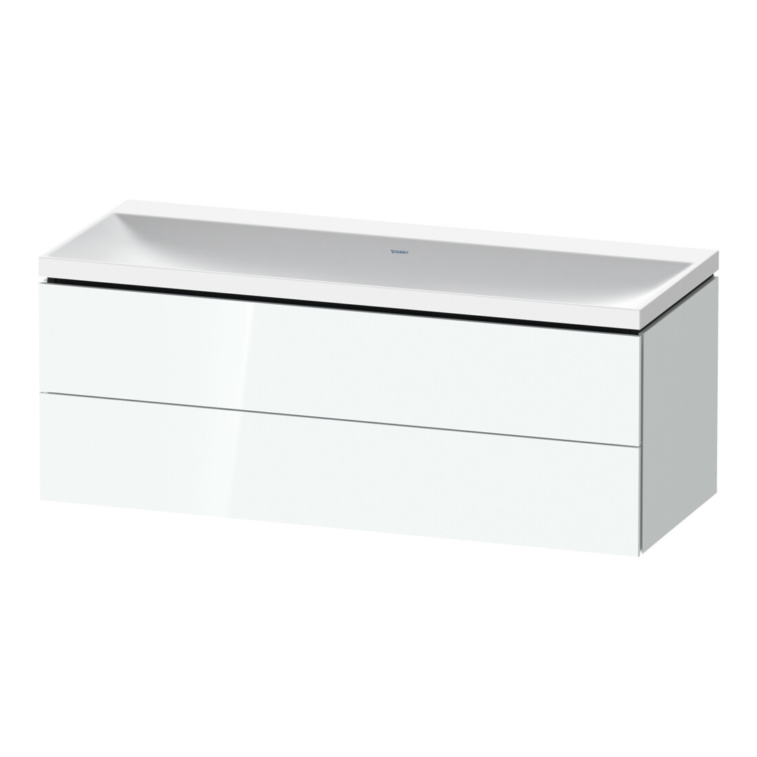 Duravit Möbel-Set L-Cube 120x48x48cm, o Hahnl., we. hgl, 2 Schub.