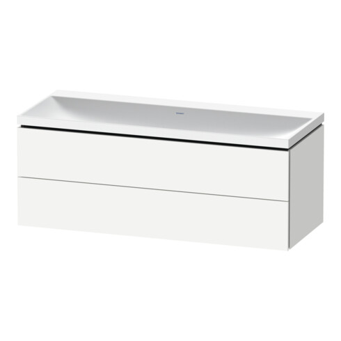 Duravit Möbel-Set L-Cube 120x48x48cm, o. Hahnl., we. ma, 2 Schub.