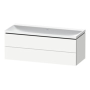 Duravit Möbel-Set L-Cube 120x48x48cm, o. Hahnl., we. ma, 2 Schub.