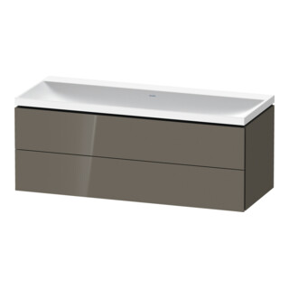 Duravit Möbel-Set L-Cube 120x48x48cm, o HL, f Gr hgl, 2 Schub.