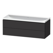 Duravit Möbel-Set L-Cube 120x48x48cm, o HL, graph matt, 2 Schub.
