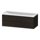 Duravit Möbel-Set L-Cube 120x48x48cm, o HL, Nussb geb., 2 Schub.-1