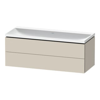 Duravit Möbel-Set L-Cube 120x48x48cm, o HL, Tau matt, 2 Schub.