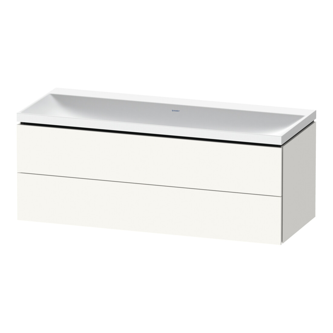 Duravit Möbel-Set L-Cube 120x48x48cm, o HL, we. matt, 2 Schub.