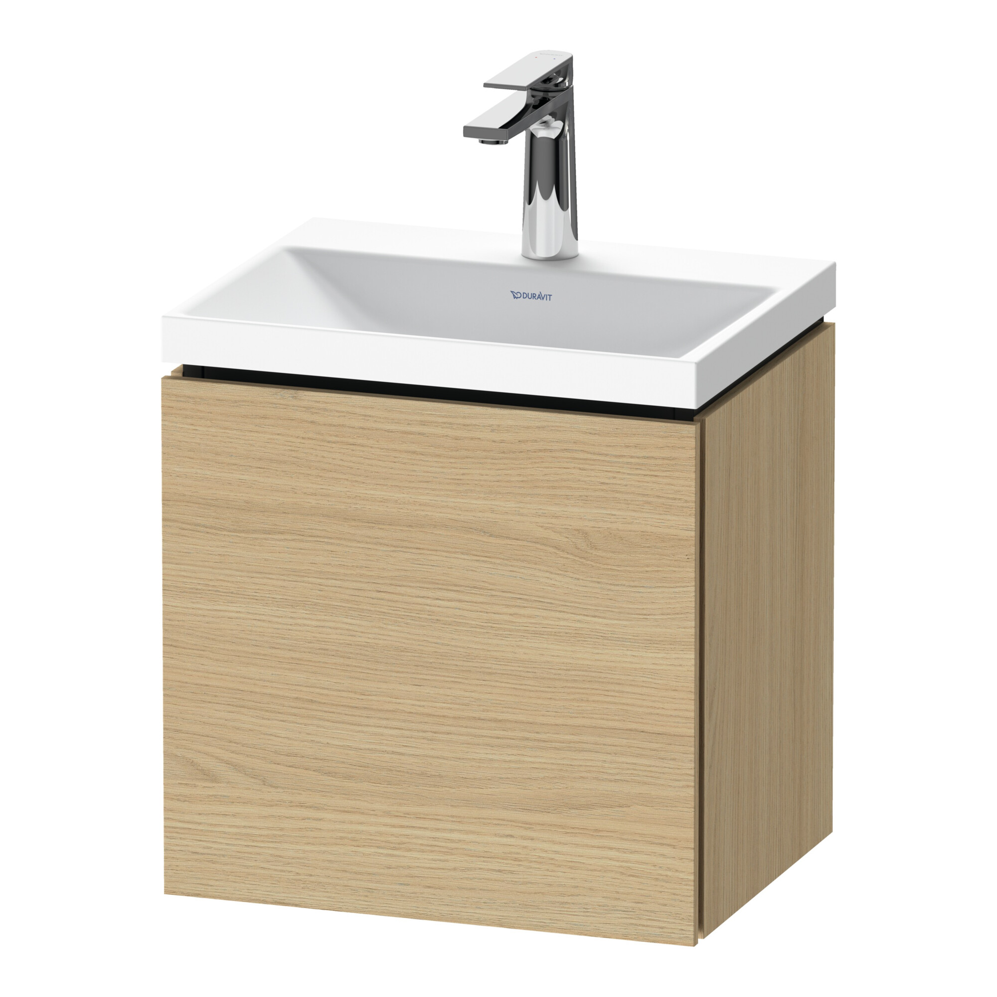 Duravit Möbel-Set L-Cube 45x35x48cm, 1 Tür, An L, m HL, Ei Nat