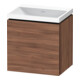 Duravit Möbel-Set L-Cube 45x35x48cm, 1 Tür, An L, o HL, Nussb Nat-1