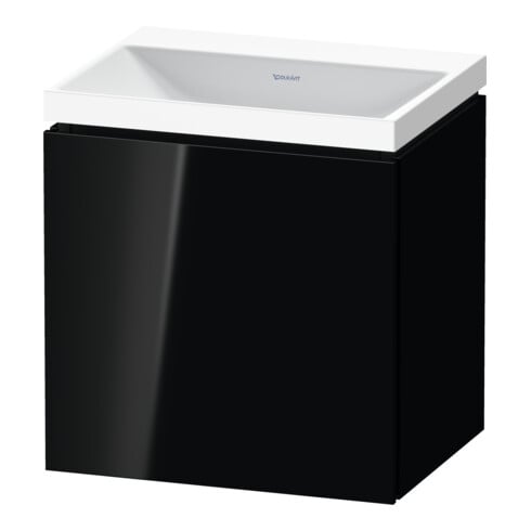 Duravit Möbel-Set L-Cube 45x35x48cm, 1 Tür, An L, o HL, sw hgl