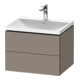 Duravit Möbel-Set L-Cube 60x48x48cm, m Hahnl., bas. ma, 2 Schub.-1