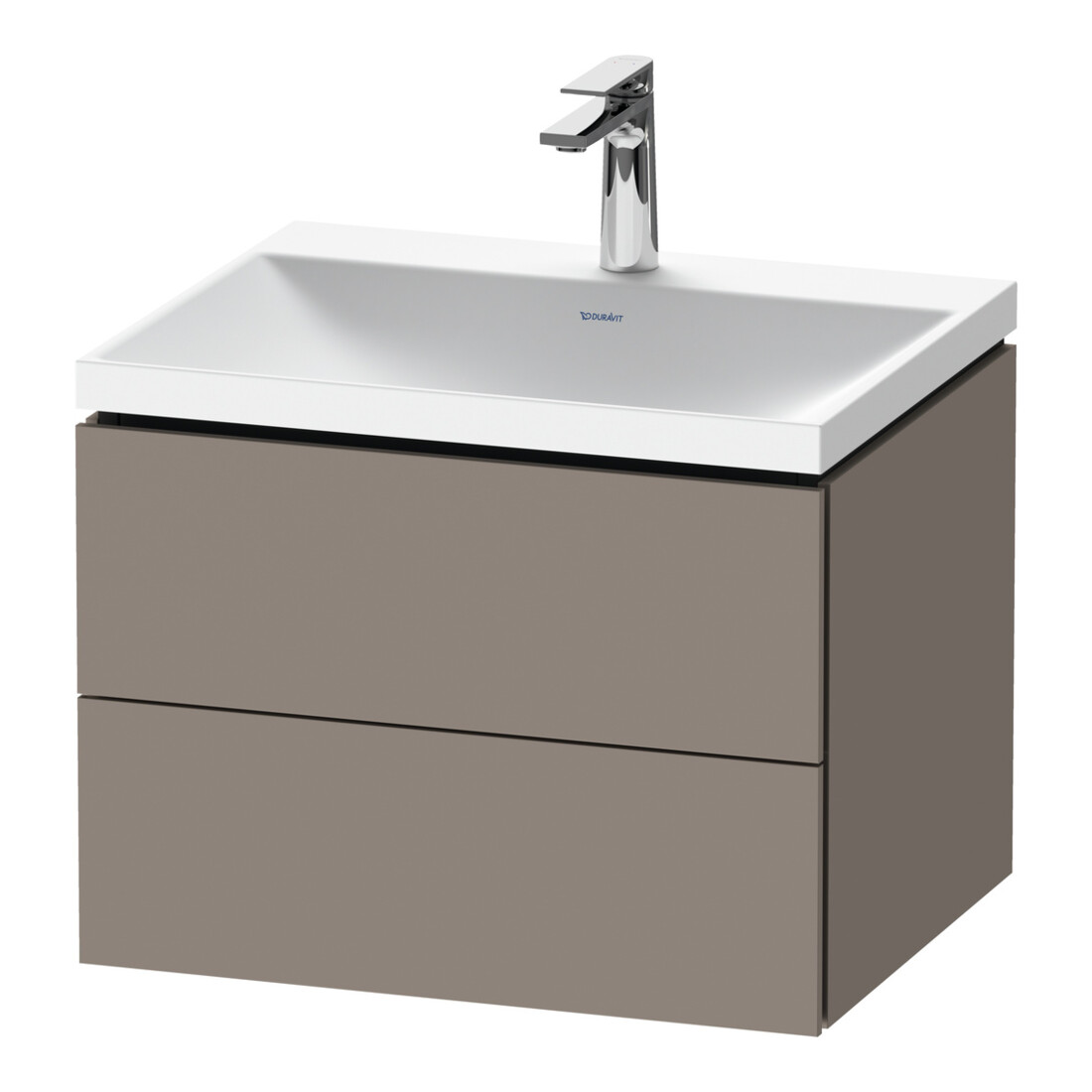 Duravit Möbel-Set L-Cube 60x48x48cm, m Hahnl., bas. ma, 2 Schub.