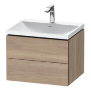 Duravit Möbel-Set L-Cube 60x48x48cm, m Hahnl., Ei marm., 2 Schub.