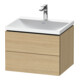 Duravit Möbel-Set L-Cube 60x48x48cm, m Hahnl., Ei Nat, 2 Schub.-1