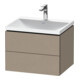 Duravit Möbel-Set L-Cube 60x48x48cm, m Hahnl., lei, 2 Schubkästen-1