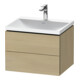 Duravit Möbel-Set L-Cube 60x48x48cm, m Hahnl., med. Ei, 2 Schub.-1