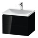 Duravit Möbel-Set L-Cube 60x48x48cm, m Hahnl., sw hgl, 2 Schub.-1