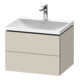 Duravit Möbel-Set L-Cube 60x48x48cm, m Hahnl., Tau matt, 2 Schub.-1