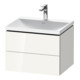 Duravit Möbel-Set L-Cube 60x48x48cm, m Hahnl., we. hgl, 2 Schub.-1