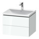 Duravit Möbel-Set L-Cube 60x48x48cm, m Hahnl., we. hgl, 2 Schub.-1