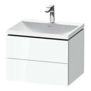 Duravit Möbel-Set L-Cube 60x48x48cm, m Hahnl., we. hgl, 2 Schub.